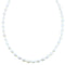 Genuine Sterling Silver Fresh Water Pearl Bead Necklace AX102117